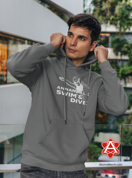 Annandale Swim & Dive - Gray Hoodie 00 Annandale Swim & Dive - Gray Hoodie 00